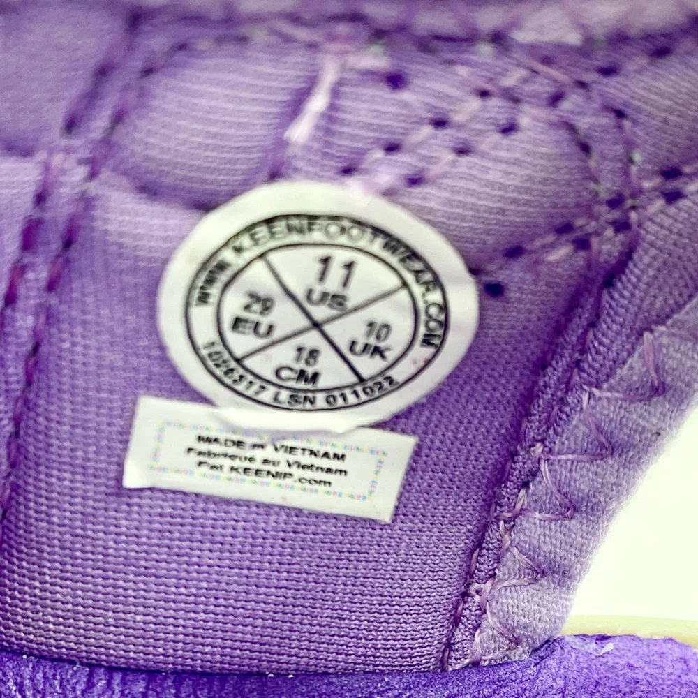 Girls Keen Waterproof Active Outdoor Sandals Shoes Camouflage Camo Purple 11 EUC - Picture 4 of 5